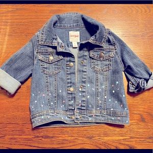 Cat and Jack Be Happy denim jacket